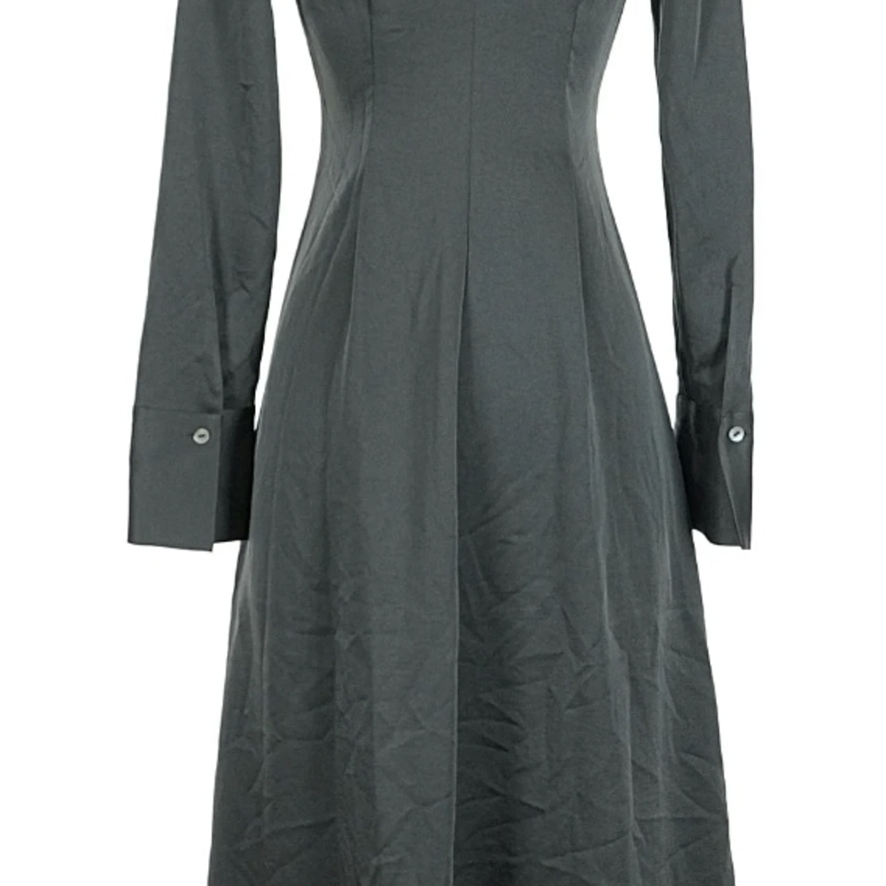 Vince Charcoal Long Sleeve Dress - Picture 5 of 7